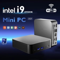 Portable Mini PC Computer Intel Core i9 8950HK UHD Graphics Mini PC Windows 11 Pro 16GB DDR4 1TB 2TB M.2 SSD WiFi 6 Desktop PC