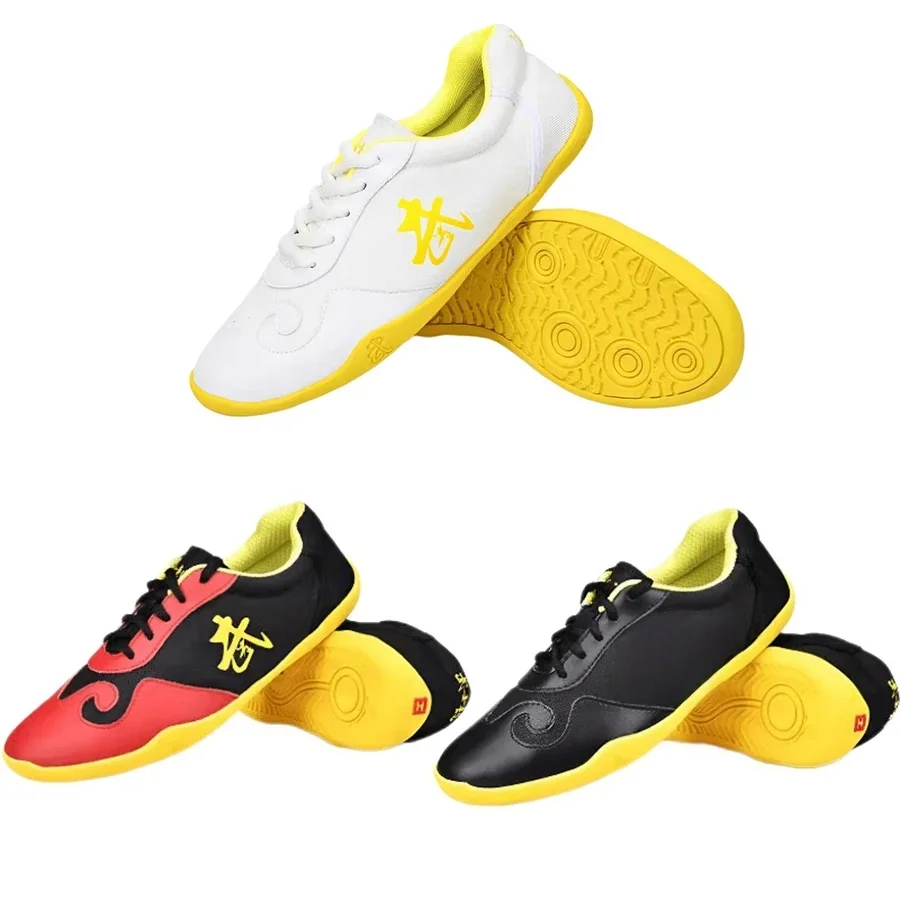 Chaussures d'arts martiaux pour enfants, hommes et femmes, chaussures Tai Chi respirantes, chaussures Wushu traditionnelles chinoises, baskets d'entraînement en plein air pour adultes