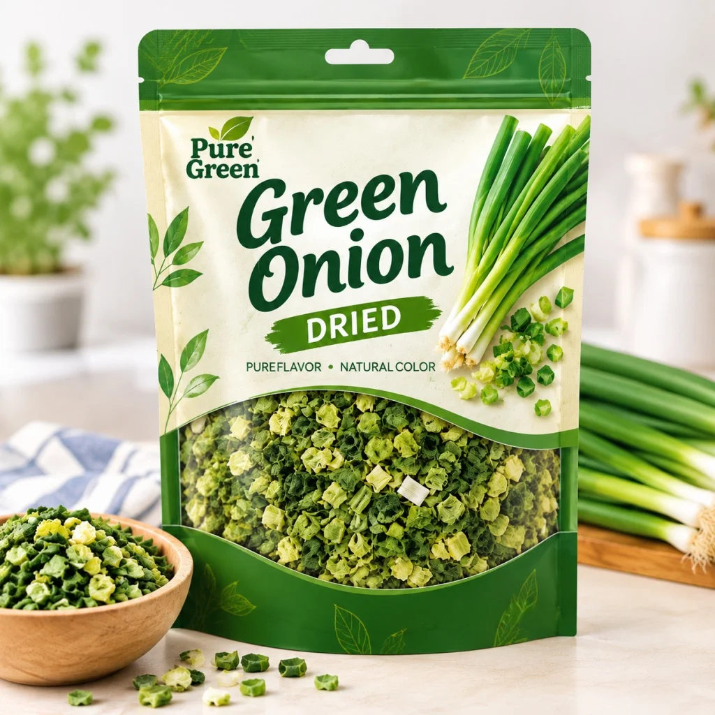 Dried Green Onion, Dehydrated Chopped Scallions, Dried Green Onion Flakes For Cooking, Aromatic Vegetable Seasoning For Soups Noodles Rice And Homemade Dishes