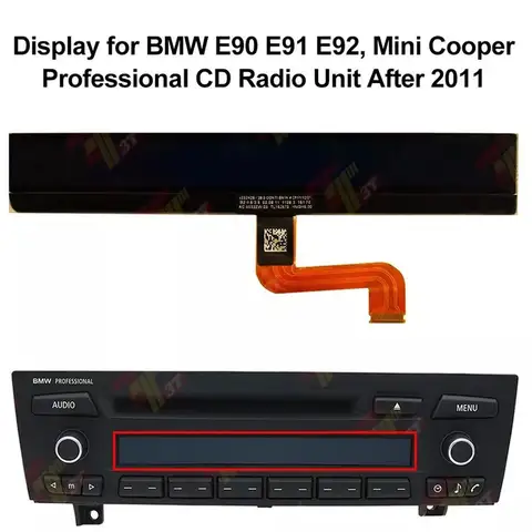 BMW E90 E91 E92 용 대시 보드 LCD 디스플레이, 미니 쿠퍼 전문 CD 라디오 유닛, 2011 후
