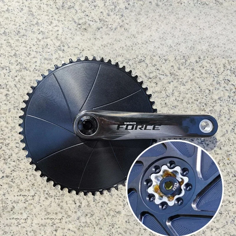 AliExpress NONE KEOS 3mm Offset 8-bolt Road Bike Narrow Wide direct mount Chainring 36-54T Chainring forSram12s FORCE RED Crank 7-12speed