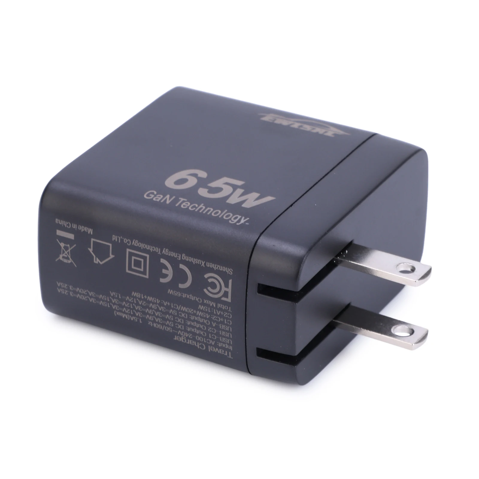 65 واط USB الجدار شاحن 3 في 1 GaN سريع PD 65 واط التوصيل محطة شحن متعددة ميناء للهاتف 16 برو/16/15 S24/S23 محول الطاقة