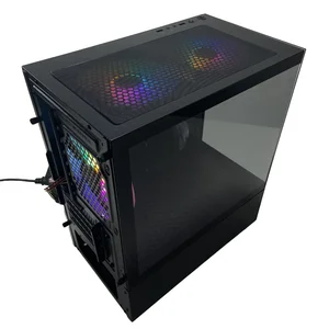 خزانة ، حافظة للكمبيوتر Aquário PIXXO CG200B مع 03 مراوح قوس قزح متضمنة - M-ATX أعلى 8 مبيعات لخزانة أحواض السمك - رقم 5