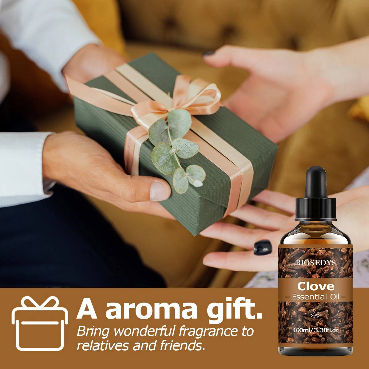 Nelkenöl, warmes, würziges Duftöl für Diffusoren, Aromatherapie und DIY-Duftbasteleien, reichhaltiges und einladendes Aroma – Detail 8
