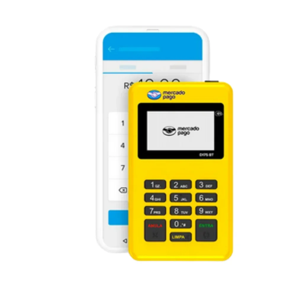 Mini nfc2 ponto de crédito e cartão de débito máquina-mercado pago via bluetooth