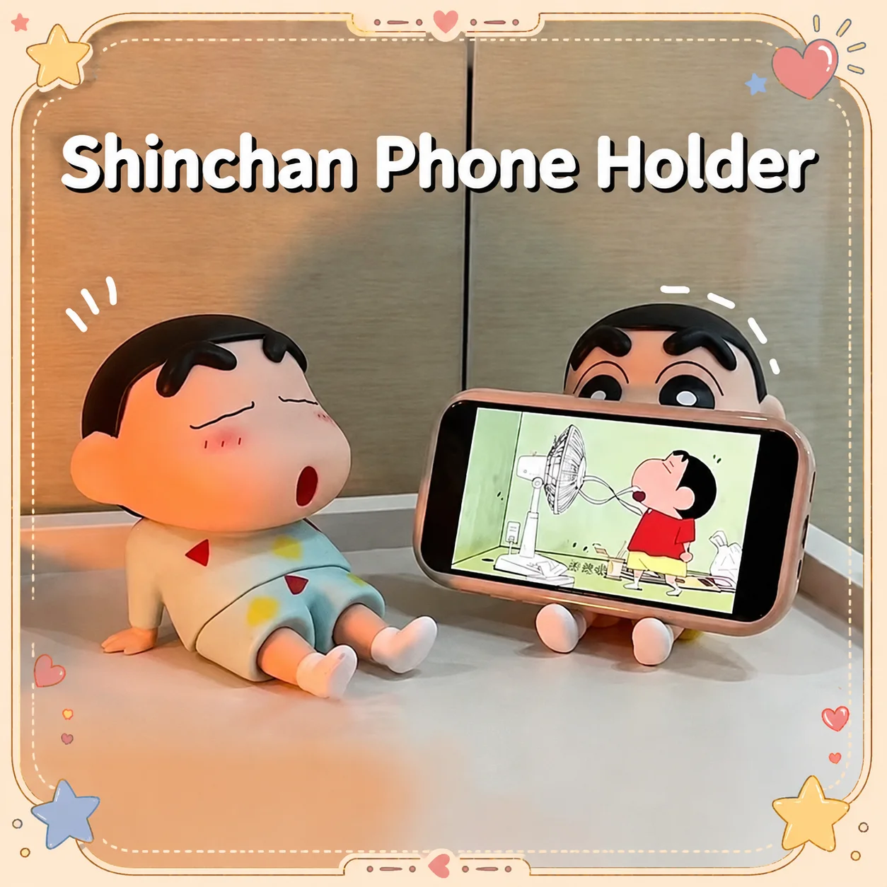 Lazyman Niedlicher Telefonständer Schreibtisch-Dekoration Figur Actionfigur Verstellbare Xiaoxin Anime Figurine Modell