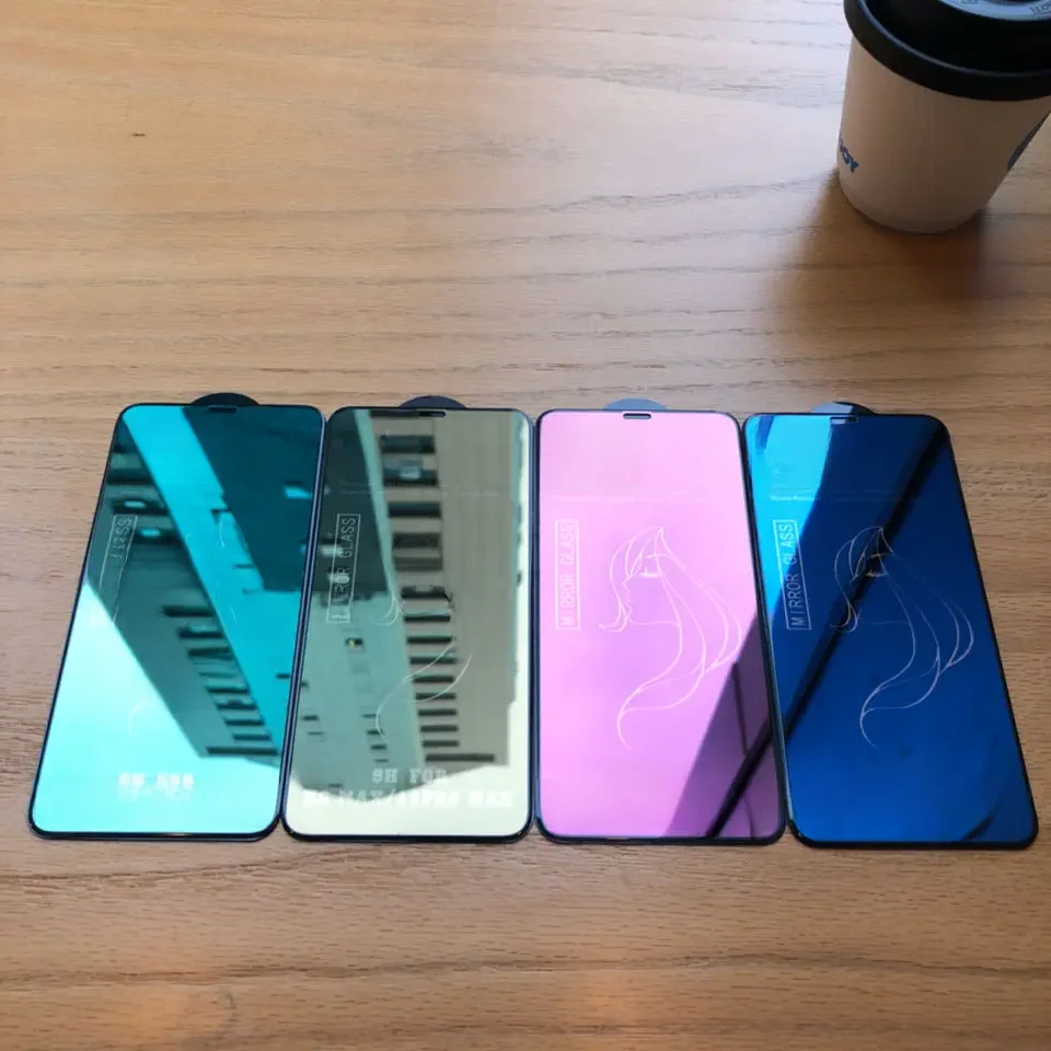 Dla Apple iPhone 12 11 13 Pro Max Mini X XR XS Max 8D folia piękna folie pełnoekranowe telefon komórkowy lustro ochronne — zdjęcie produktu 7