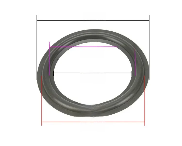 GHXAMP 8 INCH 197mm 180mm 148mm 138mm Naprawa zawieszenia pianki głośnikowej 1 para — zdjęcie produktu 4