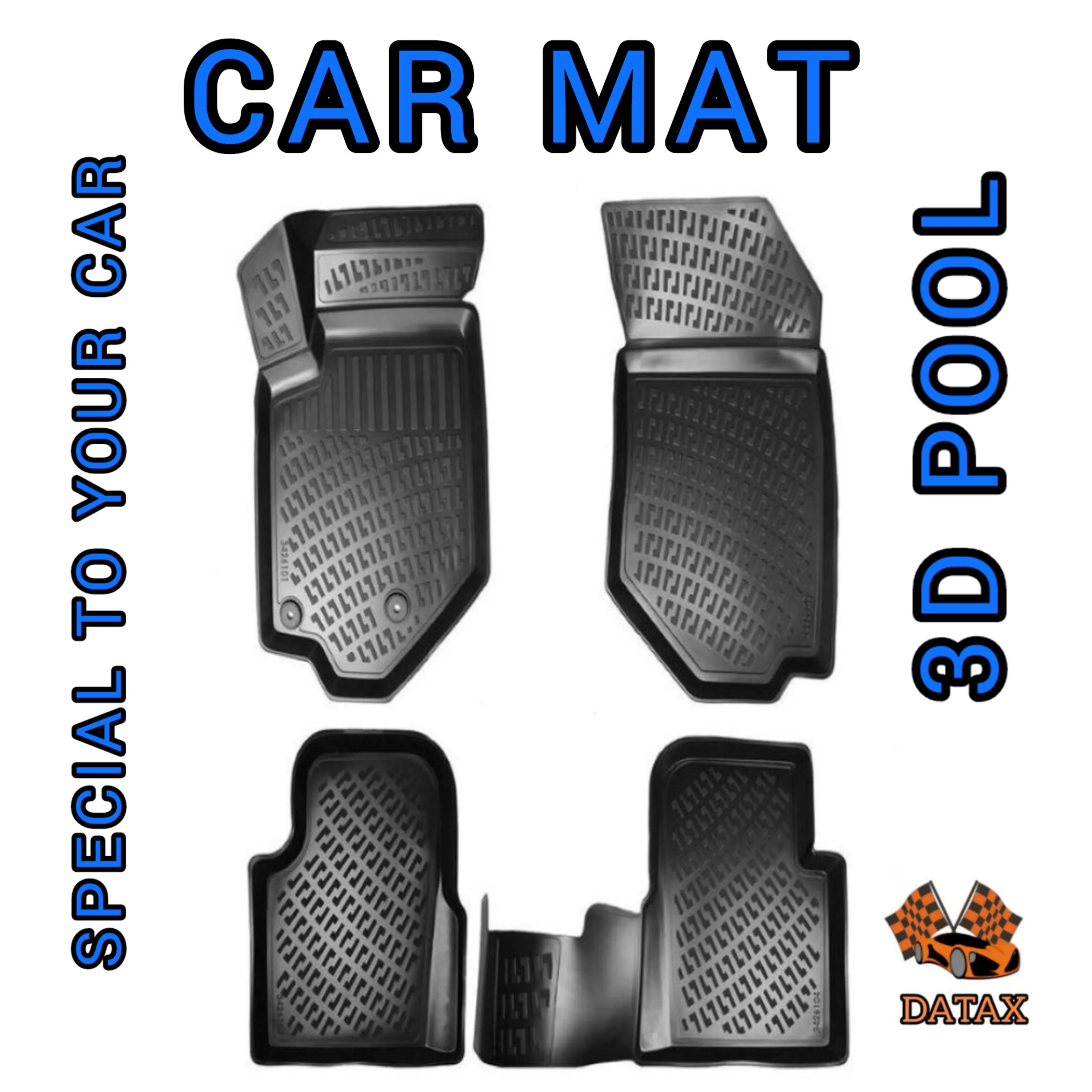 Waterproof Non-slip Floor Mat For Ford Fiesta Car Fully Surrounded Protective Car Accessories Rubber Luxury TPE Material Quality