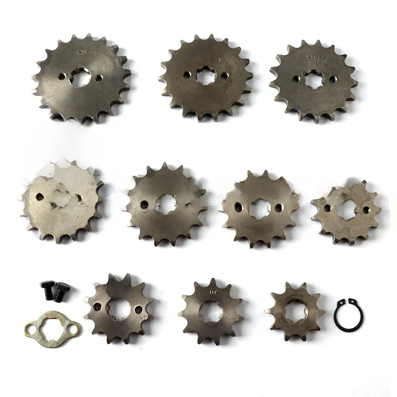 AliExpress NONE Front Engine 428# 17mm 20mm 10T-19T Sprocket For KAYO BSE SSR SDG Dirt Pit Bike ATV Quad Go Kart Moped Buggy Scooter Motorcycle