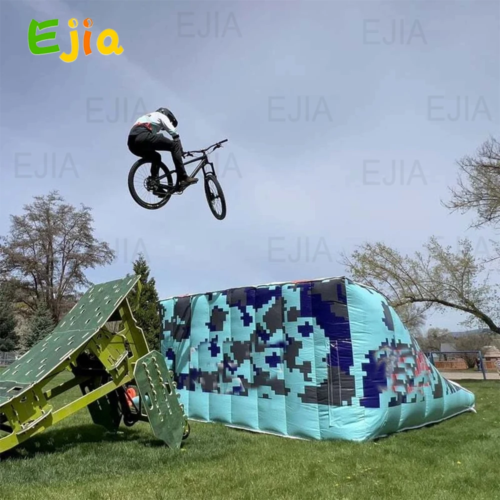 Rampe d'atterrissage gonflable de airbag de saut de cascade gonflable de sécurité vtt Bmx Freestyle Fmx Airbag pour des jeux de sports extrêmes