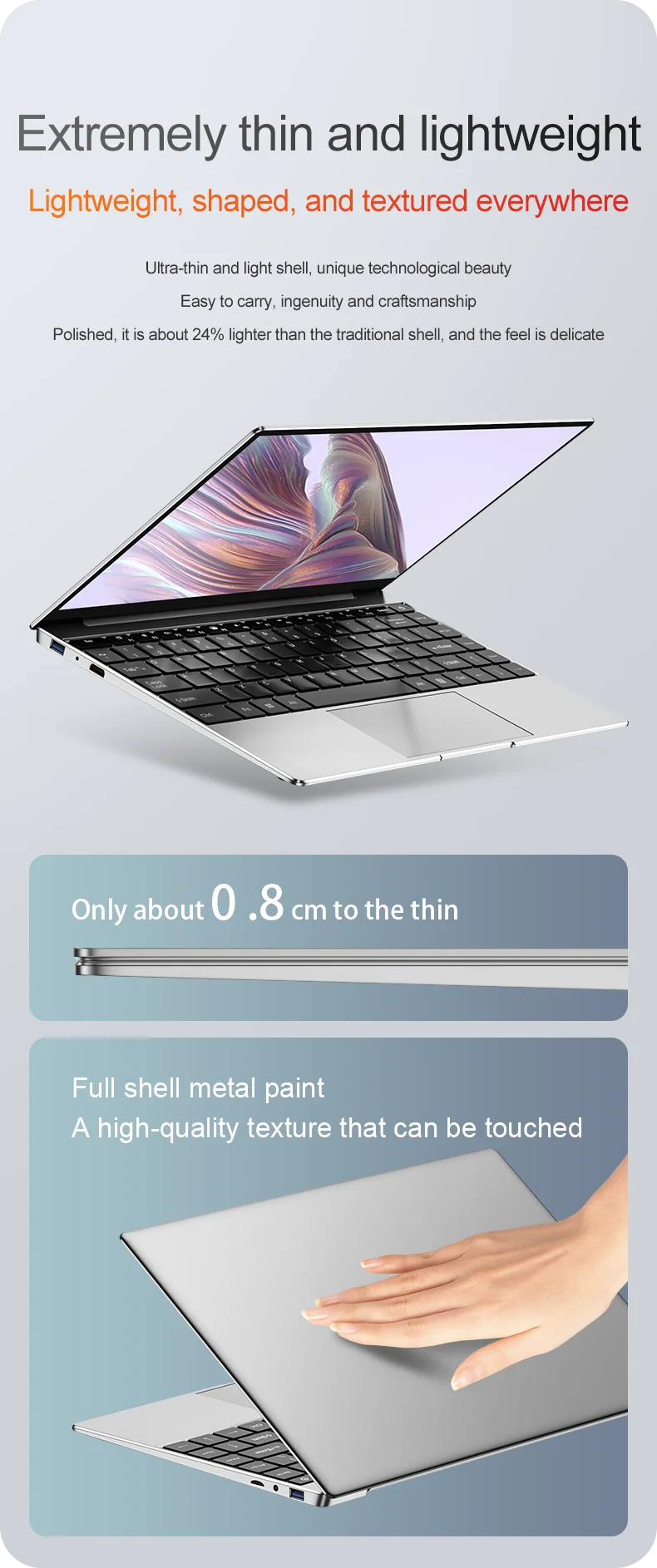 New LENO 14.1" Ultra Laptop  Intel N3700 Notebook Gamer 1920*1080 Display Office Study Computer PC Windows 11 Pro  16GB/32GB DDR4  Windows 11 PC