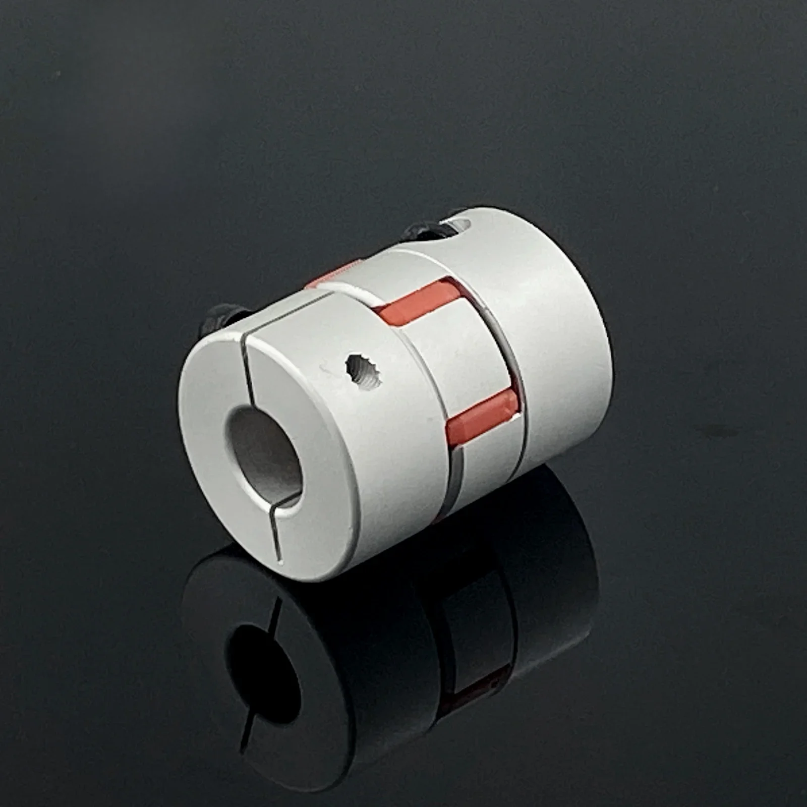 D20L25 Drei Backenkupplung D20 L25 BW Aluminium Pflaume flexible Spinnenkupplung Motor rotes Gummipolster 6 6,35 8 10 mm V-CORE 3 5X8