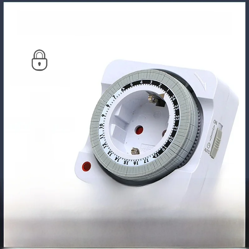 AliExpress EU Plug 24 Hours Timer Switch Mechanical Smart Countdown Switch Socket Indoor Automatic Power-off Cycle Timing Switch Socket