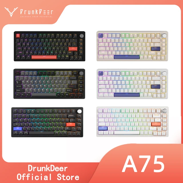 DrunkDeer-A75メカニカルゲーミングキーボード,非常に高速な磁気 