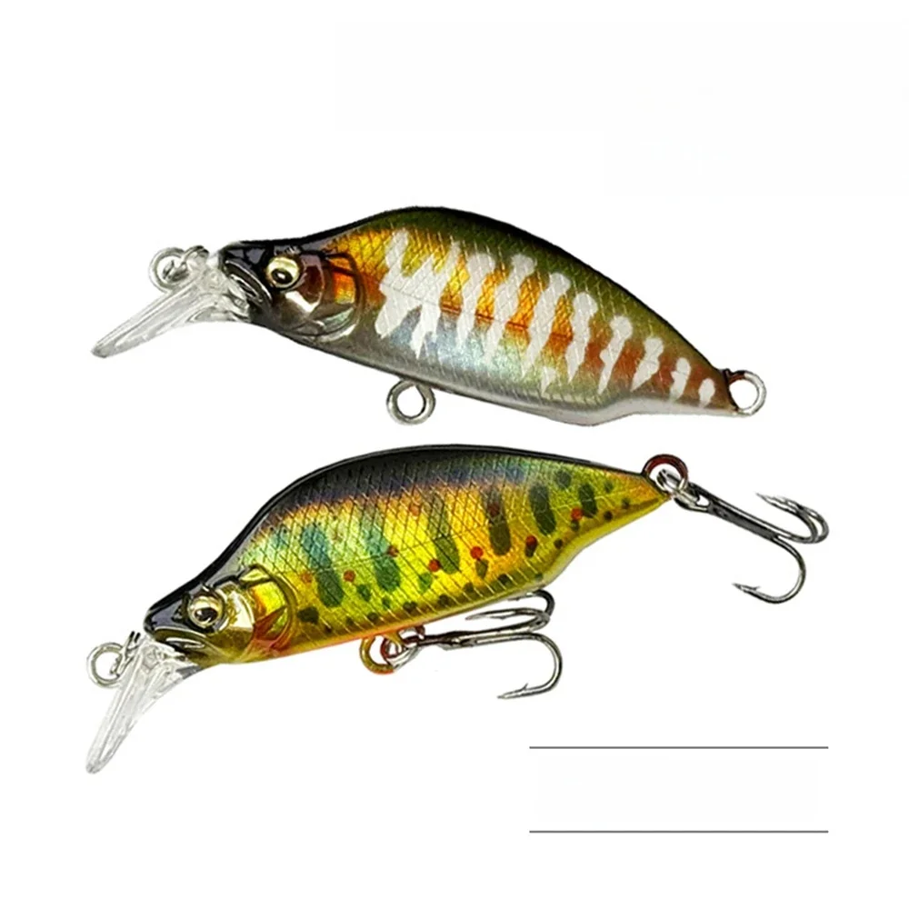 4.5 cm 3.8g leurres de pêche coulant Micro vairon Wobbler appât dur artificiel Jerkbait accessoires de pêche ruisseau truite bar MN611
