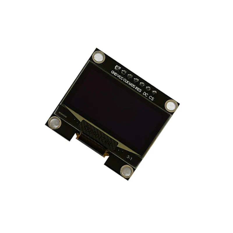 Módulo de exibição OLED para Arduino, Comunicação SPI, Azul e Branco, 128x64, SH1106 Driver, 7Pin, 12864, Novo