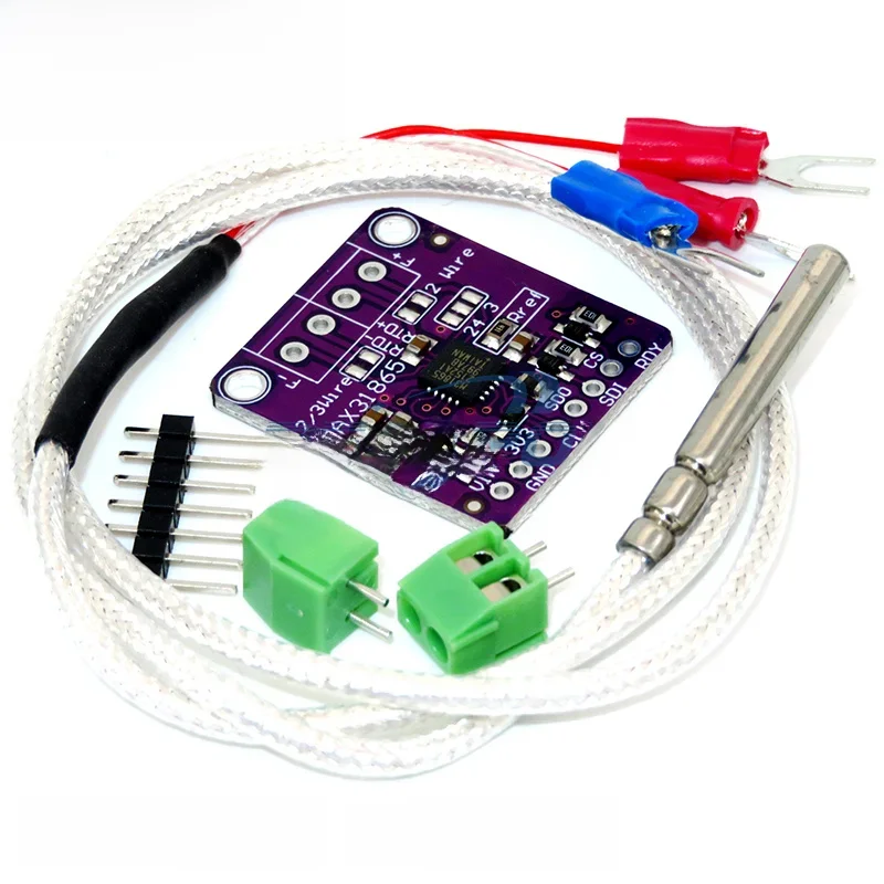 MAX31865 PT100 do PT1000 RTD-to-Digital Converter Board Temperatura Termopara Czujnik Moduł wzmacniacza 3.3V/5V dla Arduino — zdjęcie produktu 7