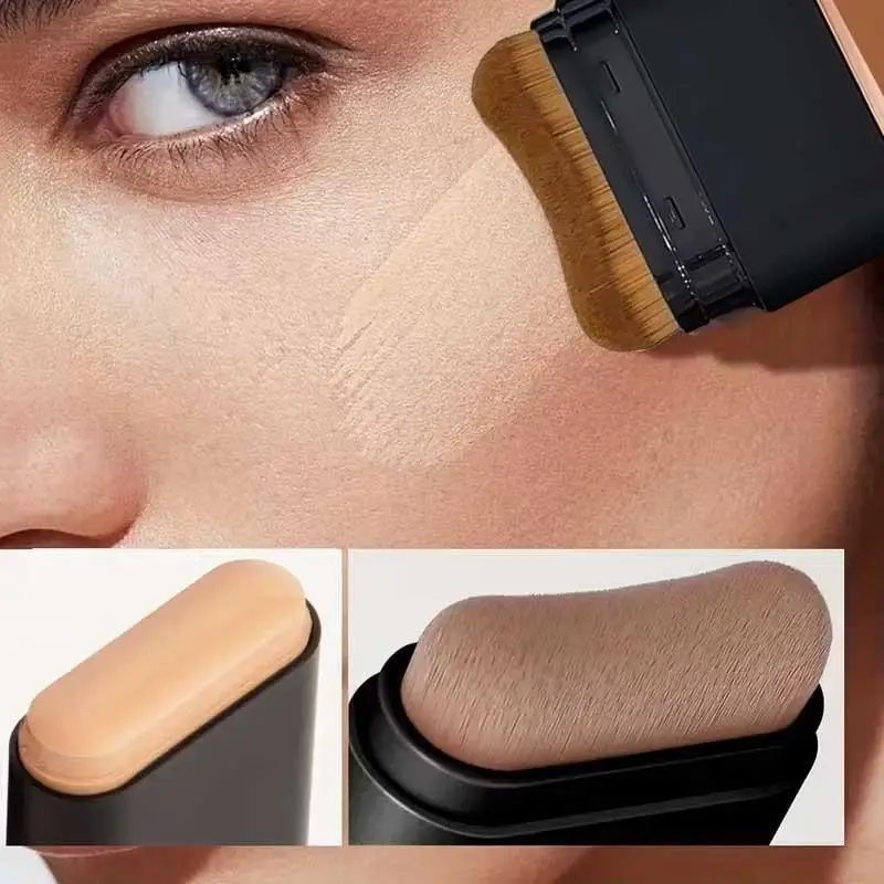 Fondotinta in stick opaco, fondotinta in stick effetto cancellatore, impermeabile, a lunga tenuta, controllo dell'olio, coprente, per una pelle liscia, per tutti i tipi di pelle