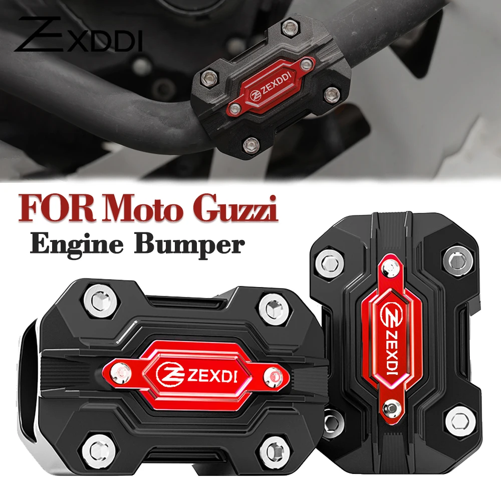 ZEXDDI Motor Bumper, Motocicleta Crash Bar Acessórios, apto para Moto Guzzi V85TT V100 V9, Roamer Bobber V85 TT V7, Pedra, especial