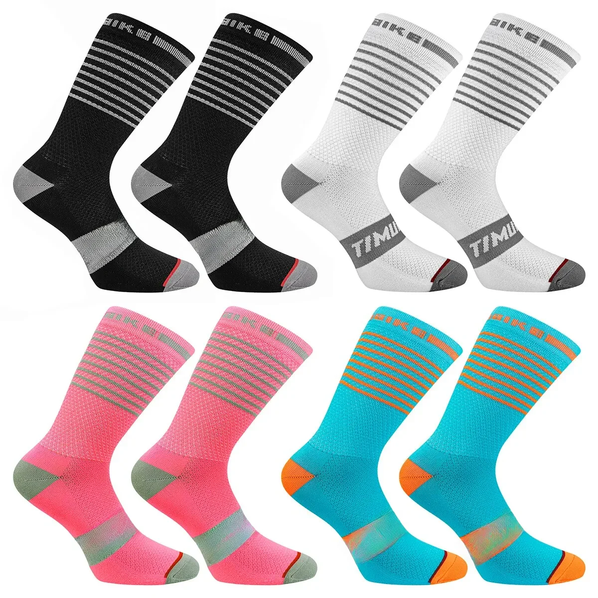 AliExpress TIMUBIKE Anti Slip Running Socks Lightweight Cushioned Cycling Sock Women Men Targeted Compression Sports Socks For Football Basketball
