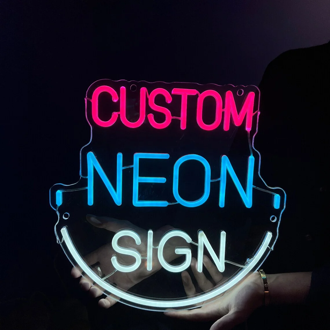 

Custom Neon Sign for Wall Decor Led Night Signs Customizable Neon Light Birthday Wedding Party Gift Nails Shop Logo Name Lights