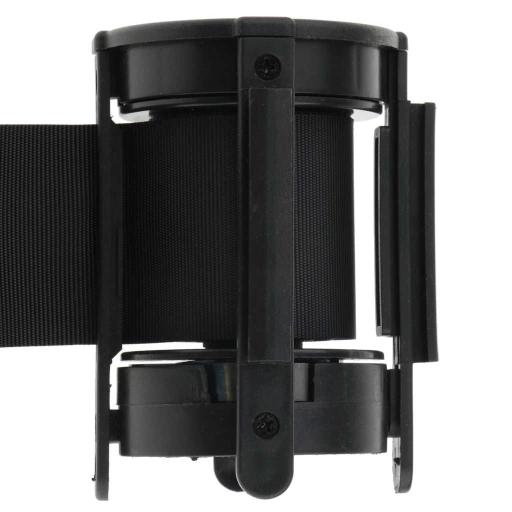 3m Queue Stanchion Crowd Control Barrier Security Retractable Belt Wall Mount Ribbon Stanchion Queue Barrier Belt New