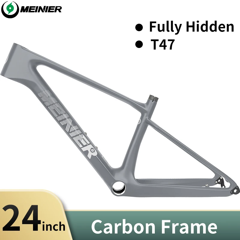 

НОВАЯ полностью скрытая карбоновая рама для горного велосипеда с кареткой T47, 24-дюймовые карбоновые рамы для детей