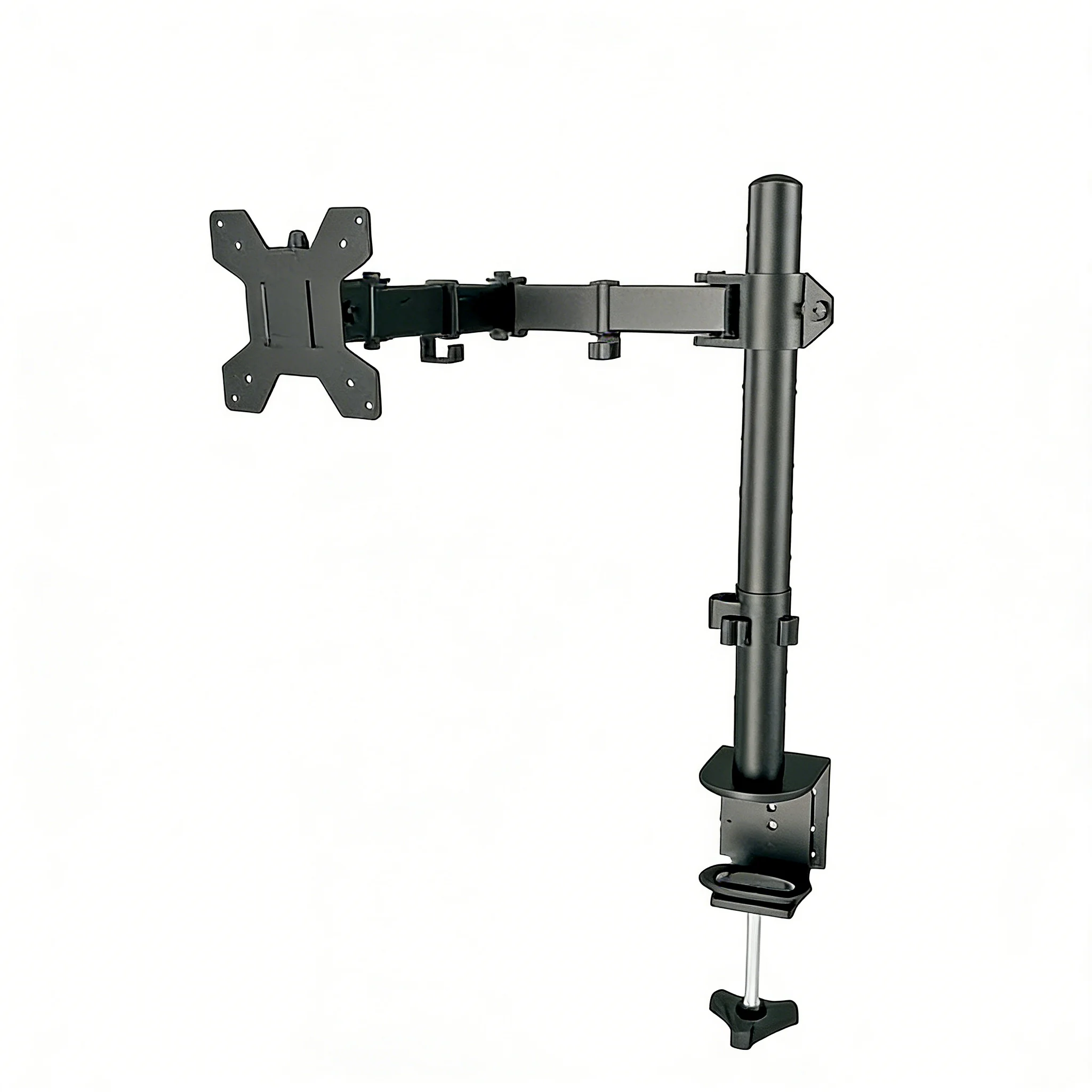 Brazo Articulado para Monitor VESA | Soporte Ergonómico Multifunción 360º | Montaje Fácil Sin Taladro