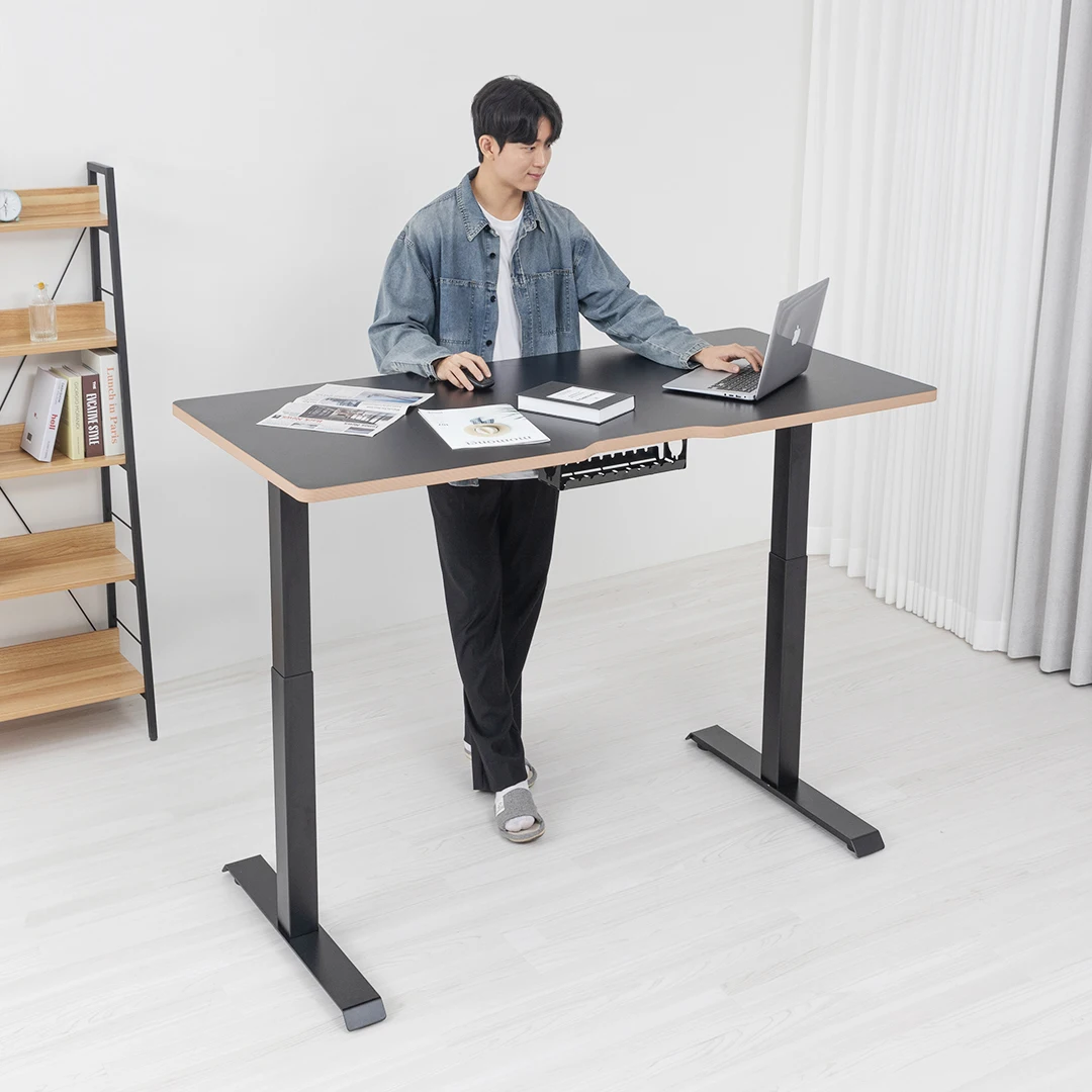 Sold out) Fitted electric dual motor motion desk standing desk customized top 1600mm E2