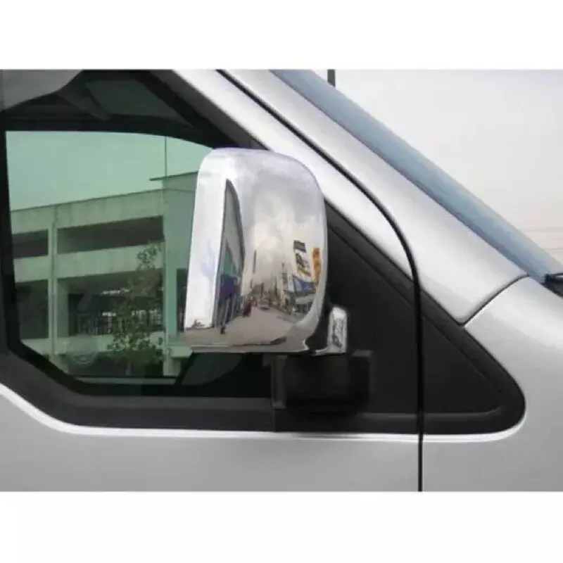 For Ford Connect 2009-2014 Mirror Cover ABS Chrome Stainless Chrome High Quality Fully Compatible Rearview Cover Durable