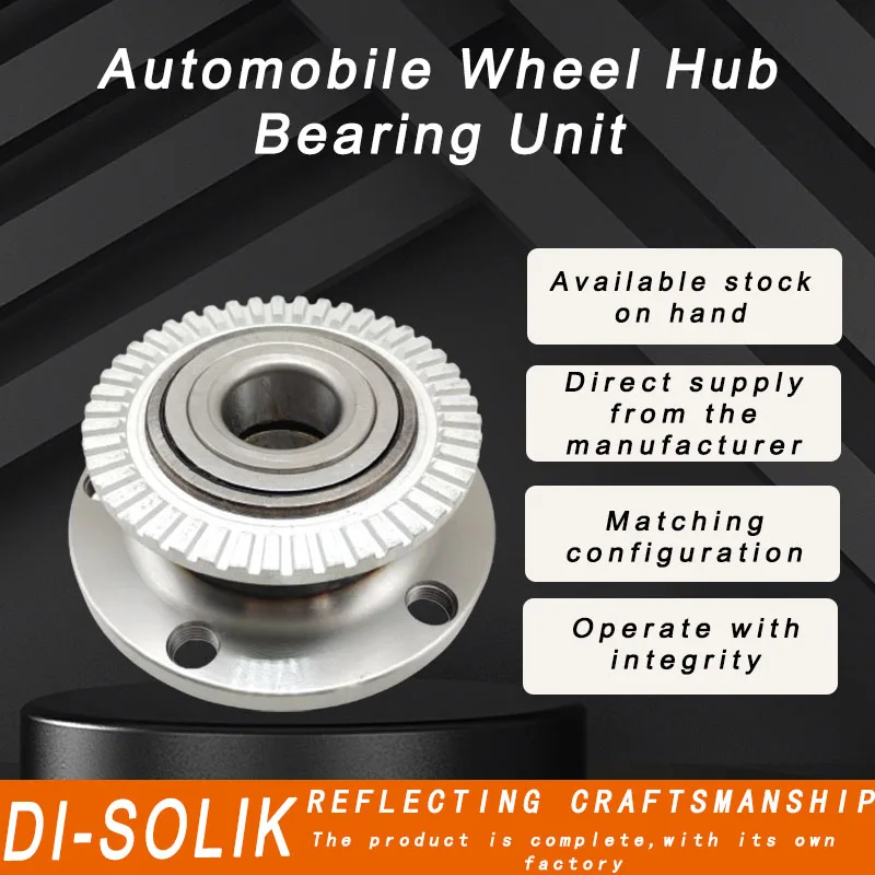 

DI-SOLIK Auto Car Parts Rear Wheel Hub Bearing Assembly 8E0598611 8E0598611B 8E0598611C 8E0598611 8E0598611A 713610700 BR930445