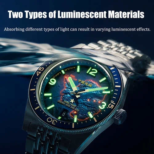 Imagen 2 del producto Reloj mecánico de lujo Seagull para hombre, luminoso, resistente al agua, multifunción, espejo de zafiro, expedición antártica 816.37.1064A, nuevo