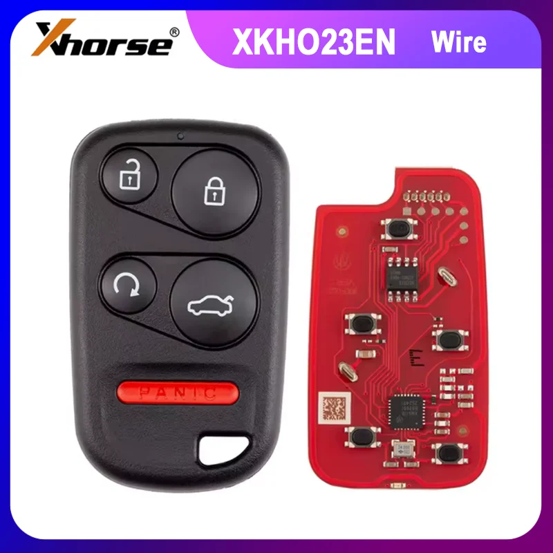 

1pcs Xhorse XKHO23EN 2nd Generation for Honda Type Wire Remote Key 4 Buttons