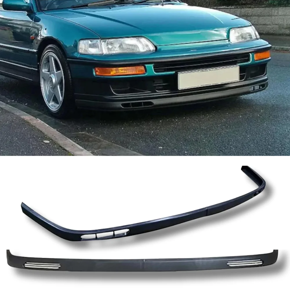 2 Pcs Front Bumper Lip For Honda Crx Body Kit Car Accessories Spoiler Splitter Diffuser Flap Sport Bumper Exterior Parts