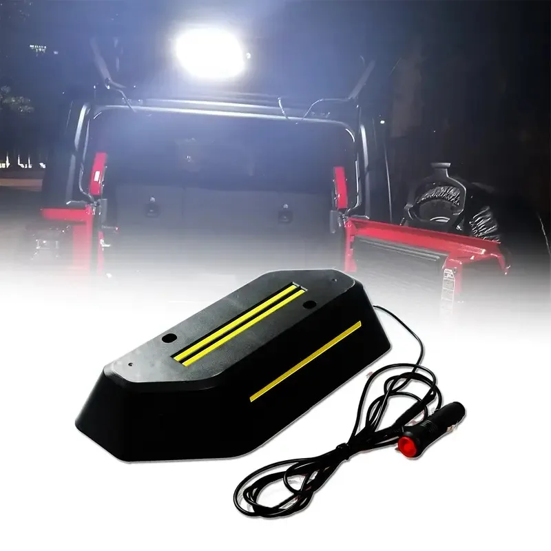 Rear Liftgate LED Cargo Lamp, Full Area Illumination Plug-and-Play Upgrade, Direct Replacement for Rear Wiper Motor Housing, Over 10ft Ground Lighting Coverage, Compatible with 2018-2022 Wrangler JL Rear Glass Dome Light Accessory