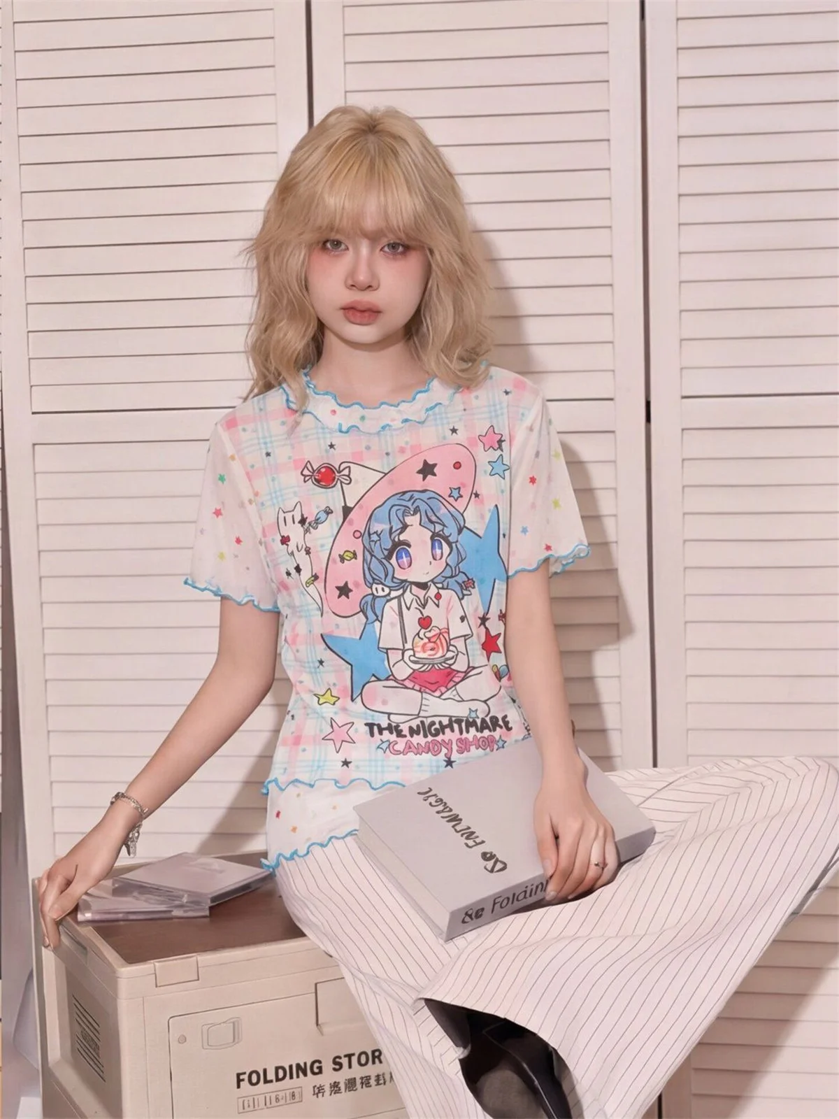 かわいいTシャツ レディース 漫画プリント 面白い 可愛い - Summer Grunge Clothing のレビューと価格