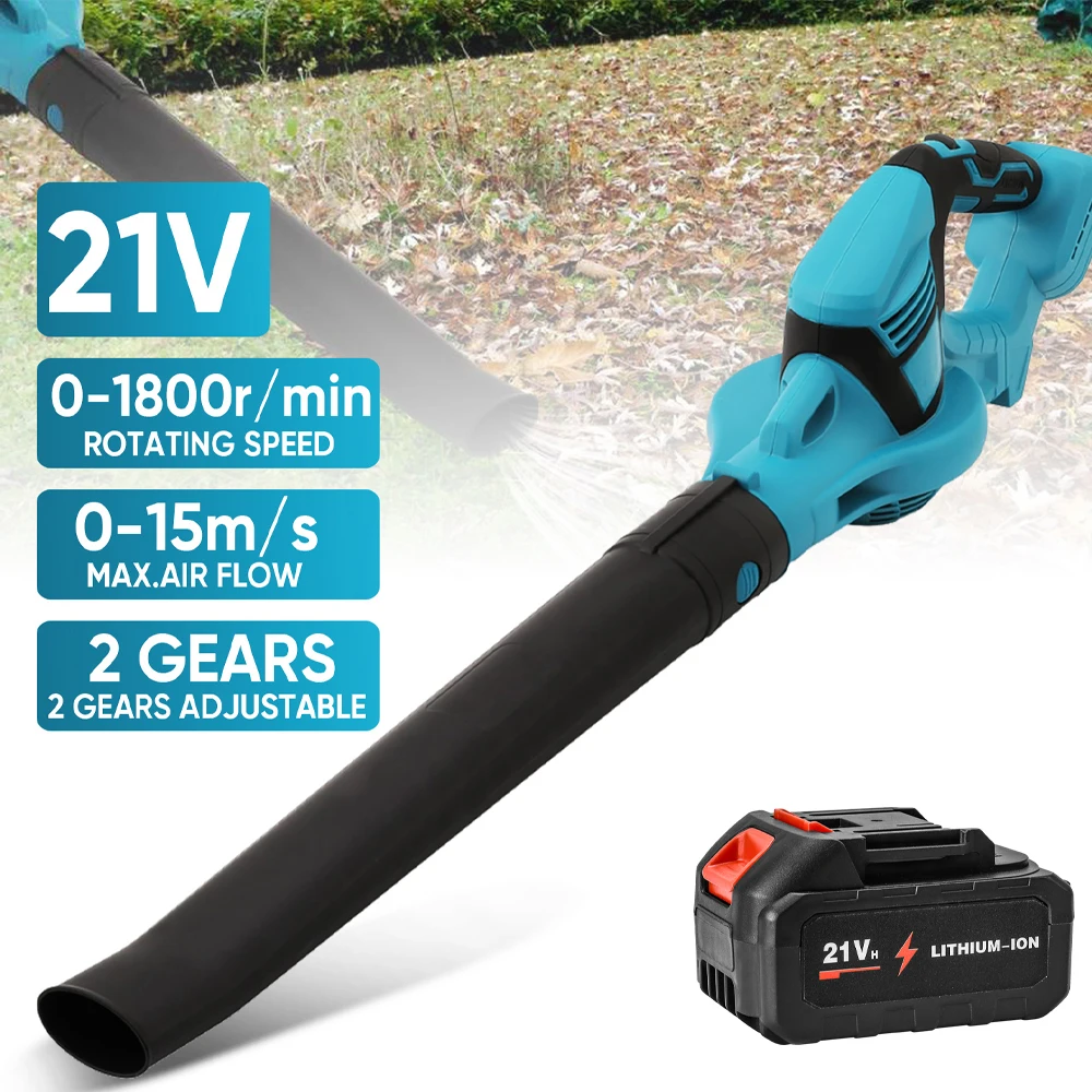 Ventilatore elettrico ad alta potenza per Makita 18V Batteria palmare senza fili Soffiatore per foglie/neve/polvere Attrezzi da giardino