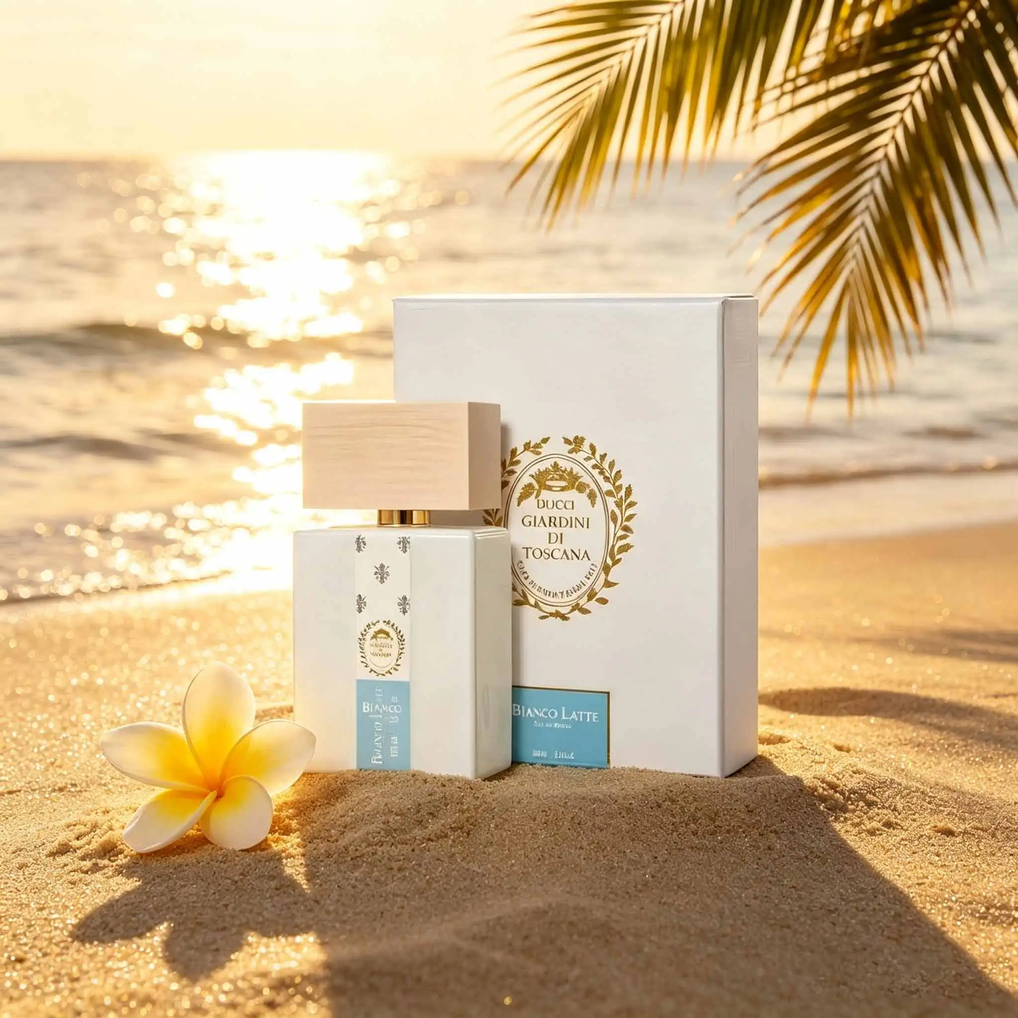 Giardini Di Toscana Bianco Latte perfume, 100ml., cream flavor, mild vanilla. Soft, warm, and not greasy sweet. Long lasting neutral fragrance, perfect for daily wear, dating, and gift giving.