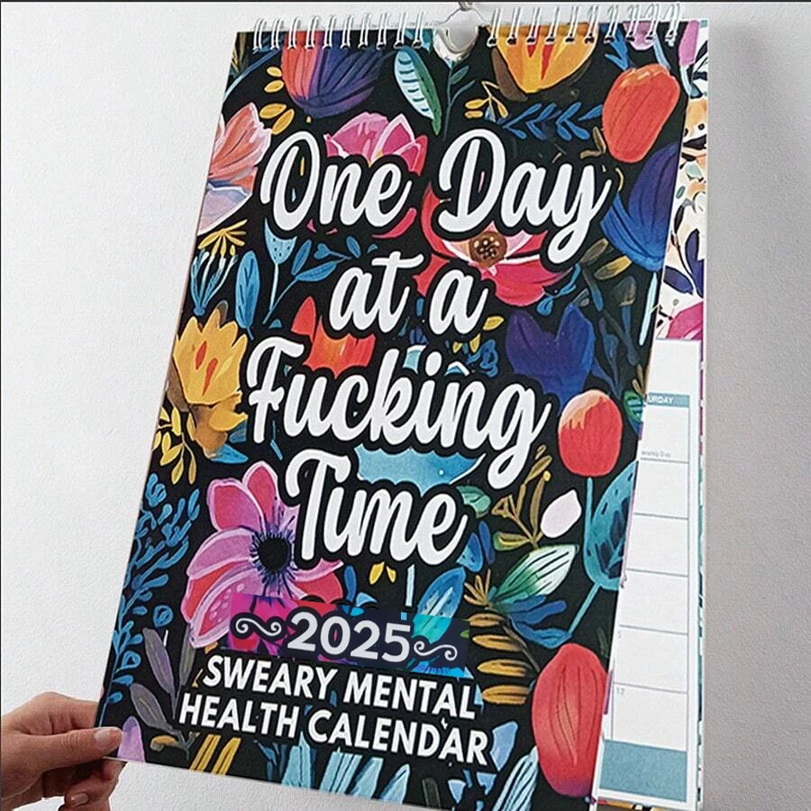 1pc Mental Health Daily Calendar Wall Calendar 2025 Inspirational 2025 Novelty Planner Inspiring Suitable For Indoor Office Use