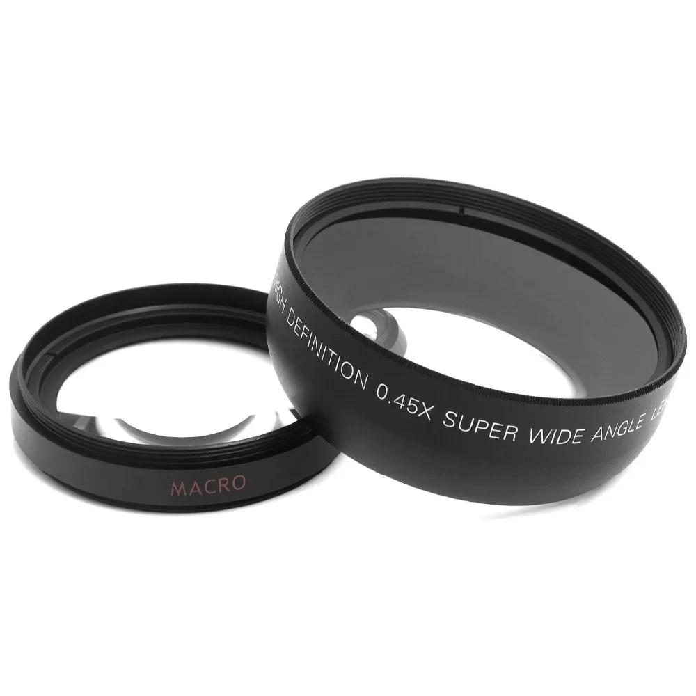 Lightdow 58MM 0.45x Wide Angle Lens + Macro Lens for Cannon 5D/60D/ 70D/ 450D / 500D /1000D/ 550D / 600D /1100D 18-55MM Lens