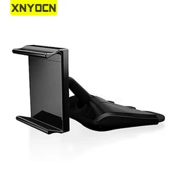 Xnyocn CD-N5 Mobile Phone Holder Car CD Slot Mount Universal 360° Rotation Stand For Xiaomi Huawei iPhone LG Nokia SmartPhone