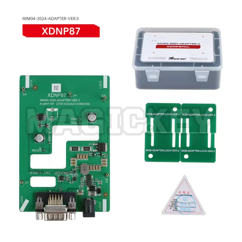 2025 Xhorse MQB48 No Disassembly No Soldering 13 Full Set Adapters XDNPM3GL Work with Multi-Prog, VVDI Prog, Key Tool Plus