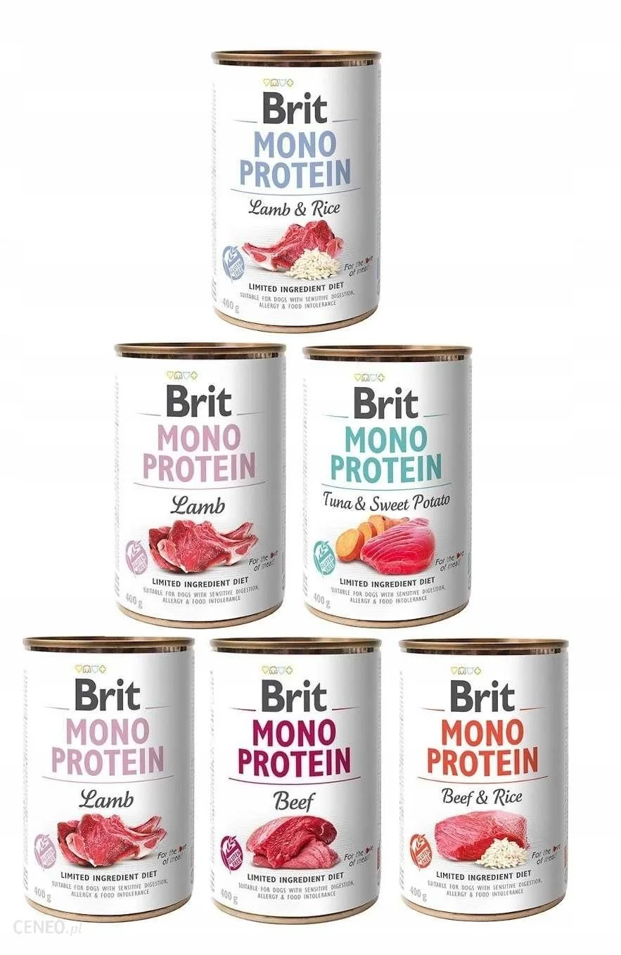 Conjunto de mezcla de proteínas BRIT MONO, 400g