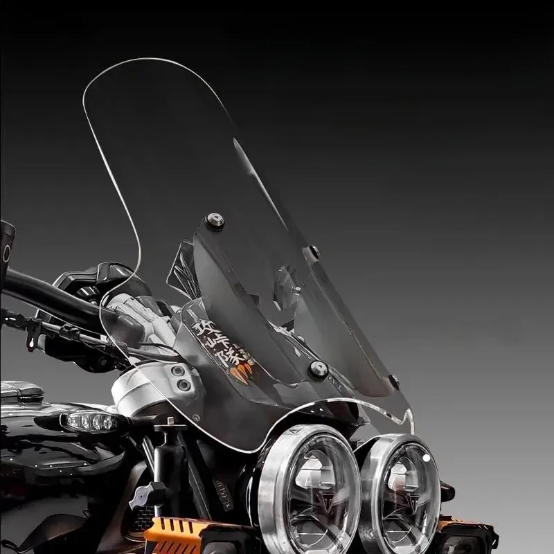 Voor Triumph Rocket 3 GT Rocket 3 voorruit R-versie gemodificeerde aangepaste voorruit GT-versie brede voorruitaccessoires - afbeelding 2