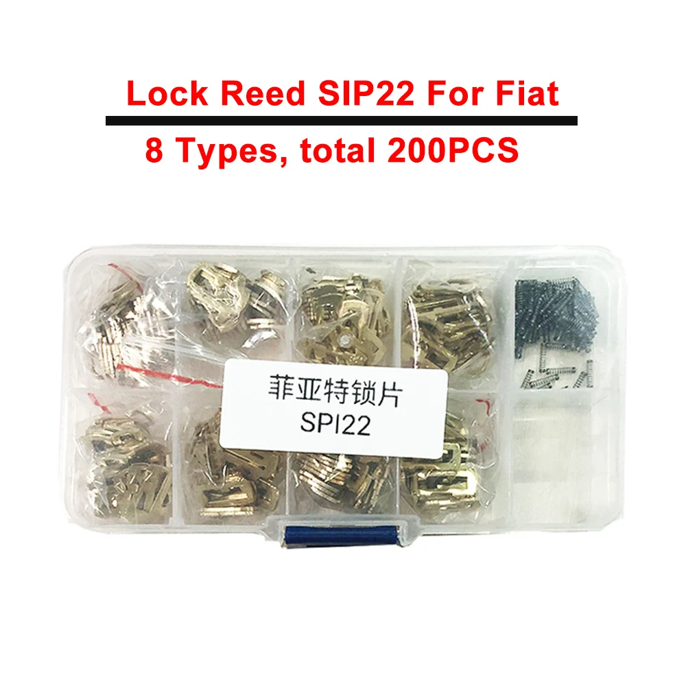 200PCS/LOT SIP22 Car Lock Repair Kit Accessories Car Lock Reed SIP22 Lock Plate For Fiat 8 Types Each 20pcs