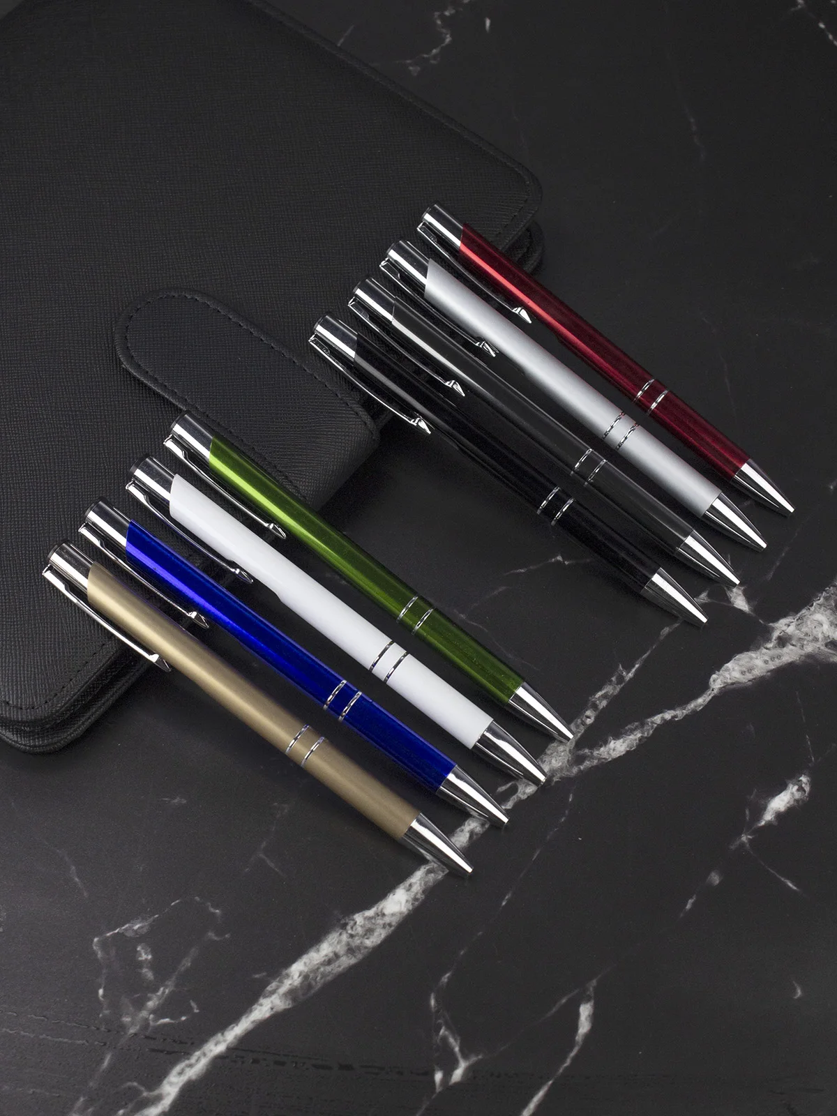 Fashion Metal Ball Pen Custom Ballpoint Color Pens Add Logo Advertise Promotional Gift Cheap Event Premium Personalized Giveaway