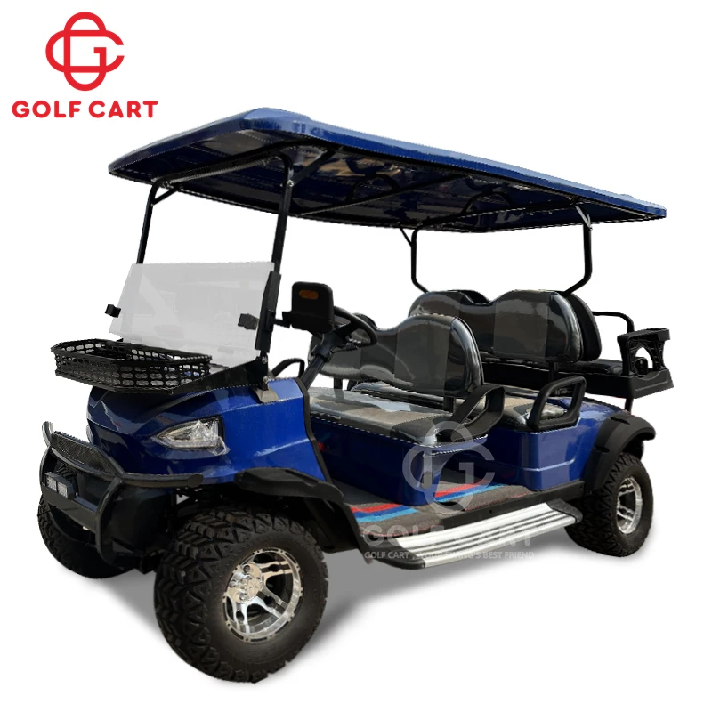 UTV Multifunctional 6 Person Electric Sightseeing for Golf Club Electric Golf Cart for Hunting Beach Resort