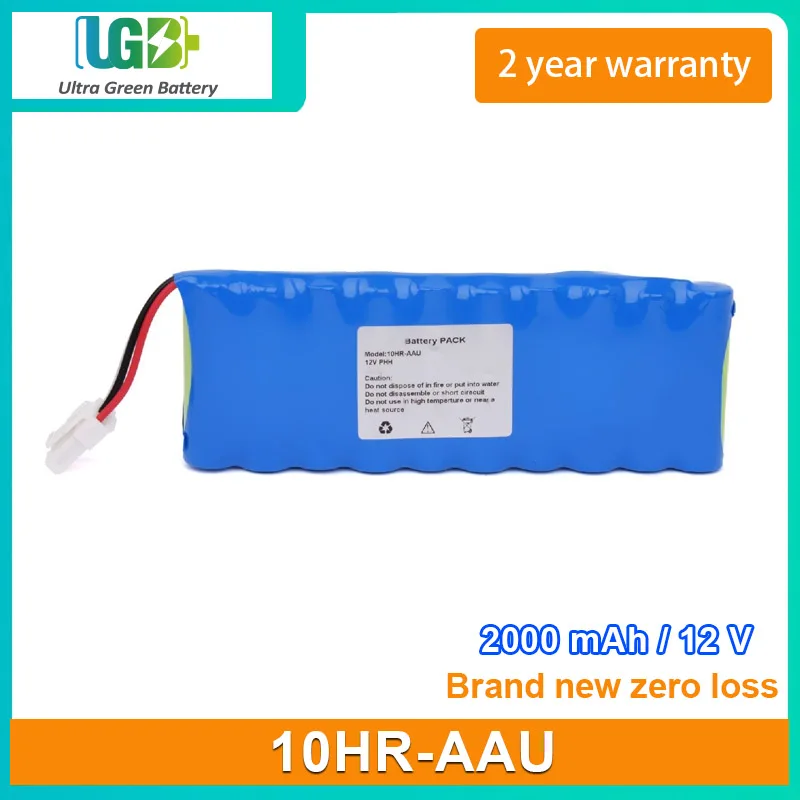 UGB New 10HR-AAU battery For Cardico 601 KENZ 306 medical Battery 12V 2000mAh