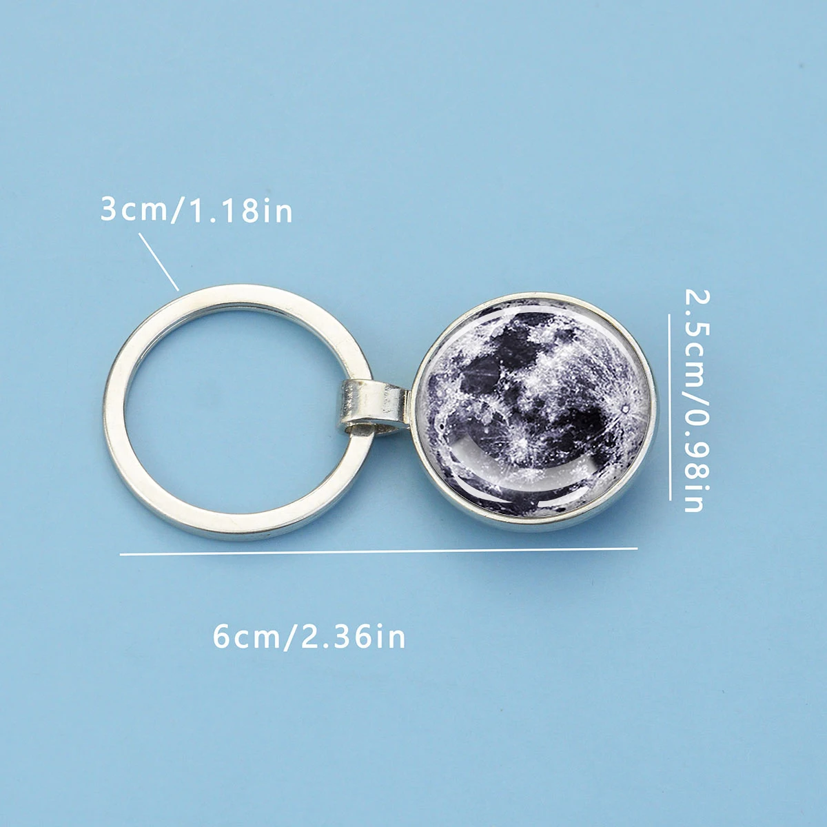 Photo Keychain Your Image Key Rings Bag Car Hanging Ornament Practical Holiday Present For Daily Use